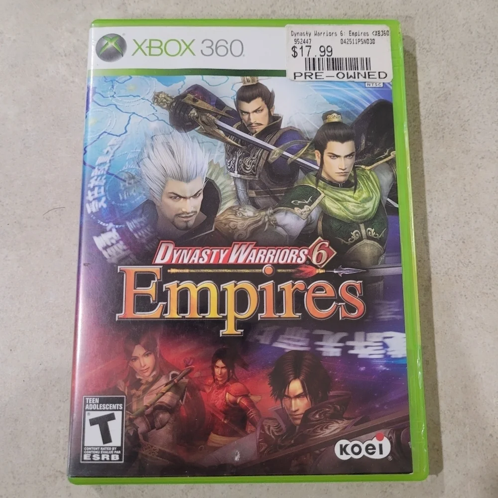 Dynasty Warriors 6 Empires Microsoft Xbox 360, 2009
